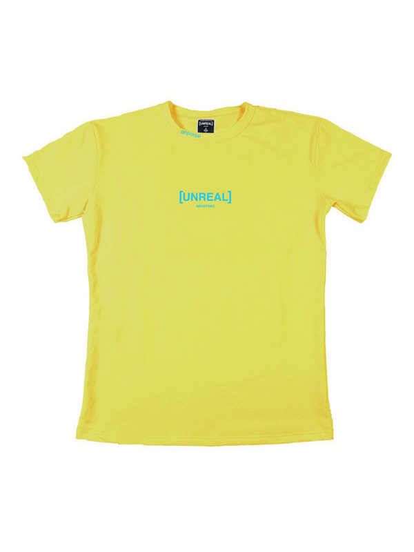UNREAL Essential classic tee yellow - [UNREAL] Industries