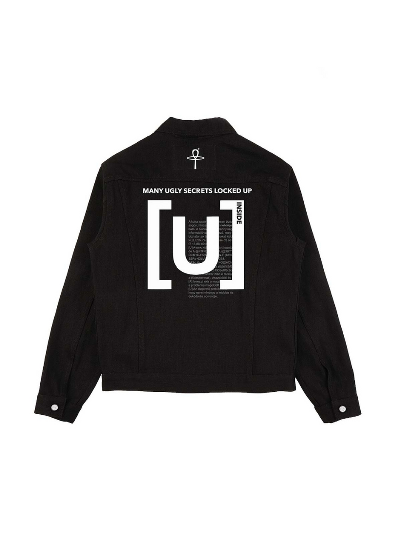 UNREAL Denim jacket / black V2 - [UNREAL] Industries