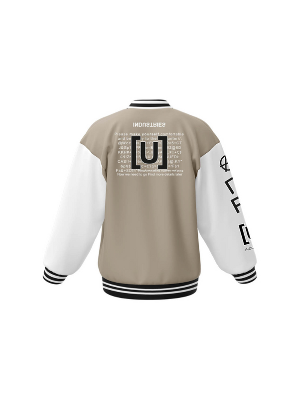 [U]-baseball jacket sand - [UNREAL] Industries
