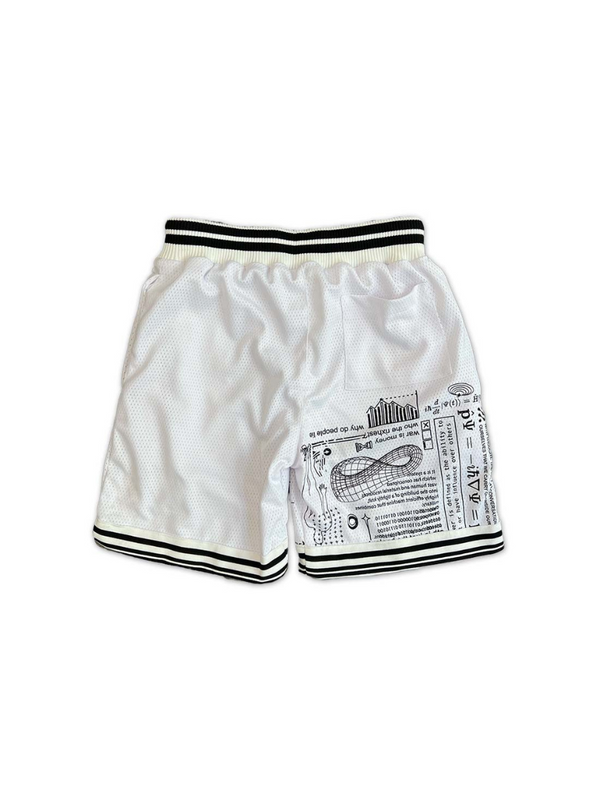 UNREAL Team shorts About us white